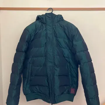 SCOTCH & SODA 다운 자켓 후드 부착 다크 그린