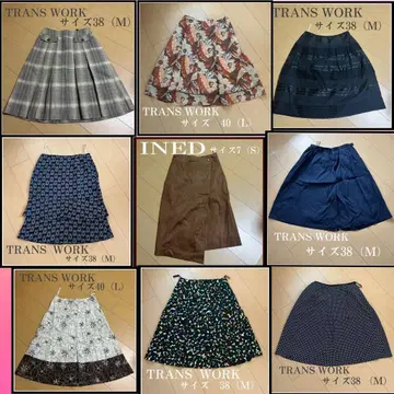 여성용 스커트 세트