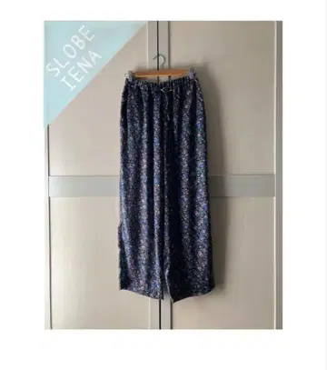 슬로브 이에나 TROUILLET Blue Flower 팬츠