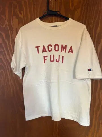 TACOMA FUJI 화이트 T셔츠 S사이즈 초기 챔피온 바디