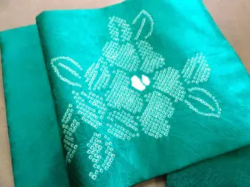 본 염색 나고야 오비 동백꽃