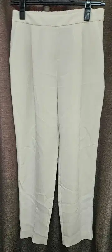 E by eclat [드레이프감] 원턱 테이퍼드 팬츠