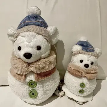 더피 시크릿 오브 스노위 데이 숄더 어깨 얹기 봉제 인형