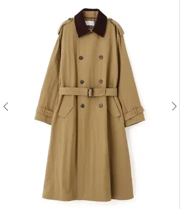 ETRETOKYO 후드 스톨 롱 트렌치코트