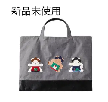 [ 새상품 ] 데님백 파미리아 토트 일본 스모 협회 familiar