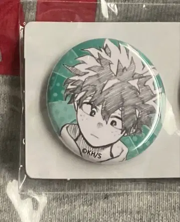 나의 히어로 아카데미아 원화전 칼리지풍 맨투맨 백 캔뱃지 미도리야 이즈쿠