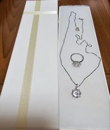 미쓰비시 마테리얼 목걸이 반지 세트