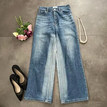 컨디션 최상 SERGE de bleu 사지 데님 팬츠 블루 인디고