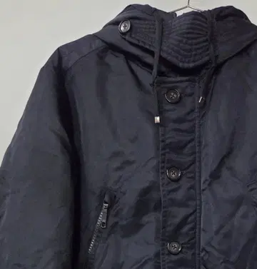 UNIVERSAL LANGUAGE 후드 부착 롱 다운 자켓