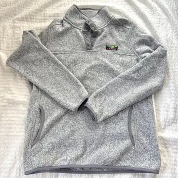 LLBean 그레이 플리스 자켓 M
