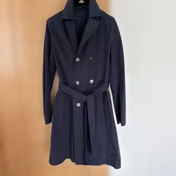 갤러리 비 트렌치코트 네이비 컬러