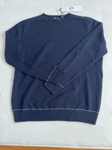 +J 네이비 크루넥 스웨터 L
