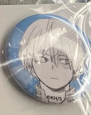 나의 히어로 아카데미아 원화전 칼리지풍 맨투맨 백 캔뱃지 토도로키 쇼토