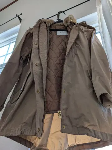 SLOBE IENA 후드 부착 브라운 자켓