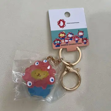 만박 산리오 미야쿠미야쿠 클리어 키링 폼폼푸딩