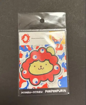 산리오 미야쿠미야쿠 변신 어패럴 스티커 얼굴 폼폼푸딩