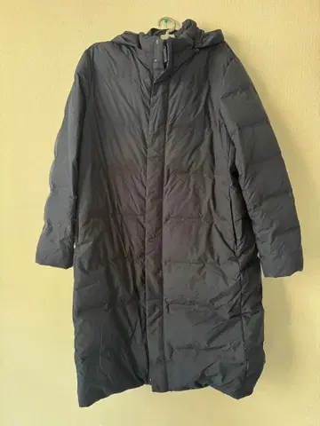 [UNIQLO] 후드 부착 롱 다운 코트