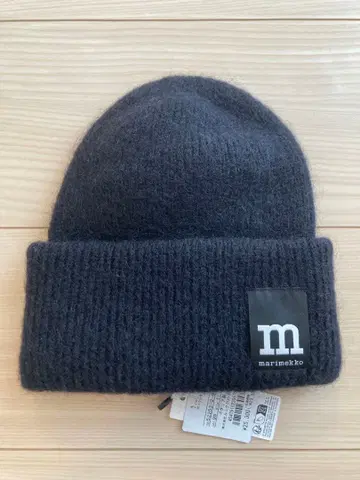 미사용 새상품 마리메꼬 비니 블랙