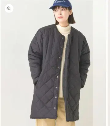 OMNES 리버서블 퀼팅 보아 자켓 블랙 택 포함 미사용 새상품