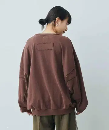 MEDE19F 입어서 부드러워진 볼륨 맨투맨 모임