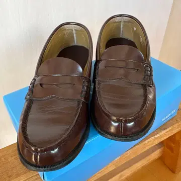 HARUTA 하루타 브라운 가죽 로퍼