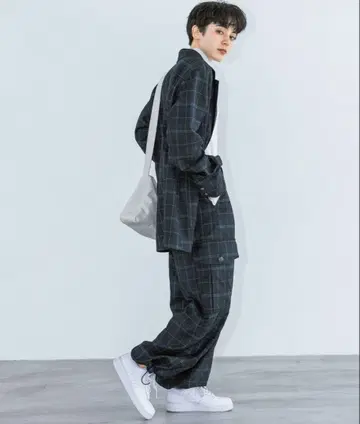 [ 상하의 세트 ] PAGEBOY 체크 셋업