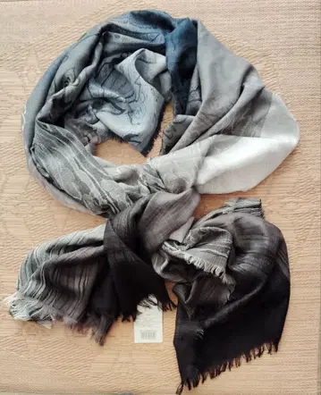 페이즐리 무늬 그라데이션 스톨