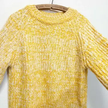 영국제 HIGHLAND2000 두툼한 멜란지 로우 게이지 니트 스웨터