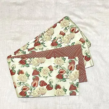 [ 미사용 새상품 ] 장미와 딸기의 반폭 오비 오리비토