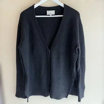 3.1 Phillip Lim 블랙 나일론 울 알파카 가디건