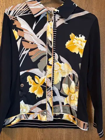 LEONARD 꽃무늬 테일러드 자켓 40