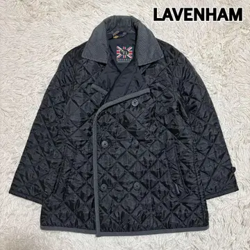 컨디션 최상 현행 라인 라벤햄 퀼팅 피코트 더블 영국제