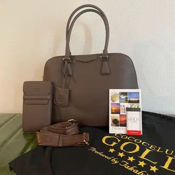 COCOCELUX GOLD 브라운 숄더백