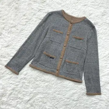 마드모아젤 논논 컷소 가디건 그레이 L