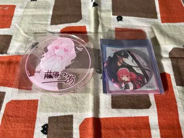 요호 x 보쿠SS 이누보쿠 전 카페 아크릴 코스터 캔뱃지 잠자리 카르타