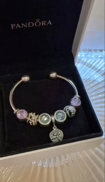 PANDORA 실버 925 참 팔찌