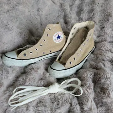 새상품급 Converse All Star 하이컷 스니커즈 베이지