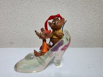 디즈니 스토어 신데렐라 유리 신발 잭 가스 오너먼트