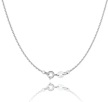 실버 체인 목걸이