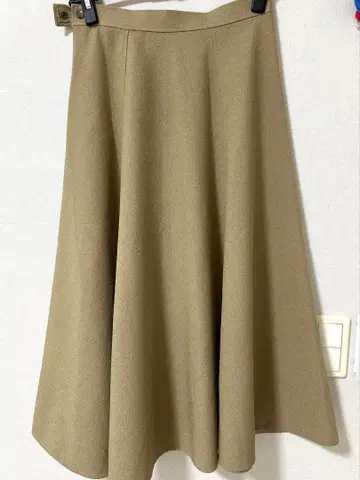 martinique 플레어 스커트 베이지