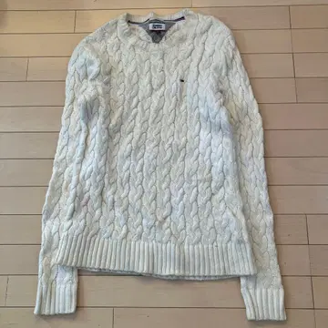 11.12 타미힐피거 진스 스웨터 화이트 S