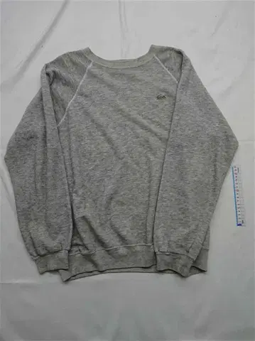 80s 라코스테 Lacoste 크루넥 맨투맨 그레이 계열 남성용