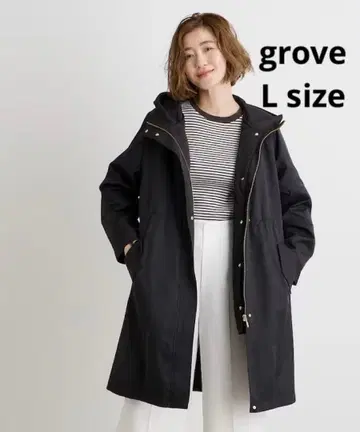 grove 롱 마운틴 파카 퀼트 라이너 블랙 L