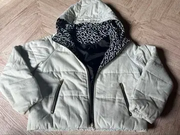 D'AMOUR 후드 부착 다운 자켓 F 사이즈