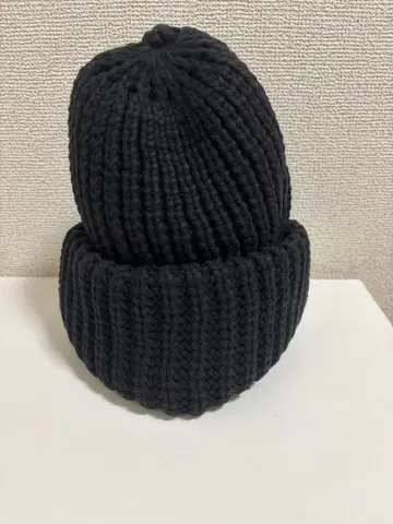 COMESANDGOES everyone 니트 모자 블랙