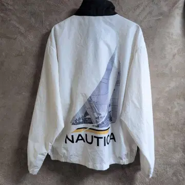 00s 노티카 백 프린트 나일론 자켓 세일링