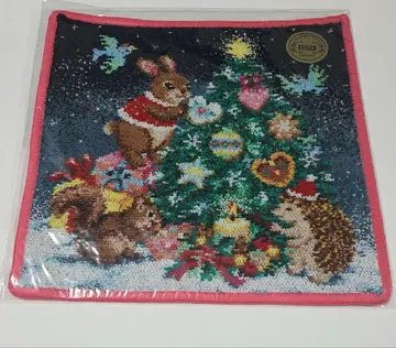 페이러 리틀 크리스마스 나이트 손수건 미개봉 테두리 핑크