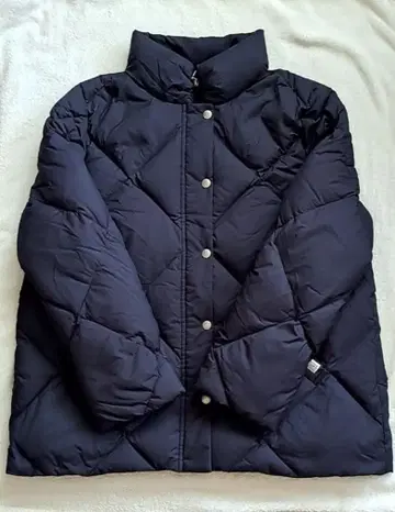 SWITCH MOTION 크로커다일 다운 자켓 차콜 네이비