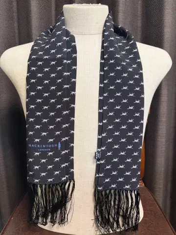 MACKINTOSH LONDON 실크 개 무늬 이탈리아제