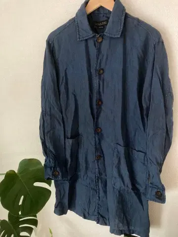 ZARA MAN  다크 블루 코트